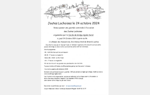 Les Joutes Lochoises jeudi 24 octobre 2024