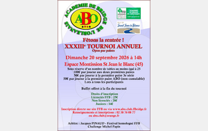 Tournoi annuel de l'ABO