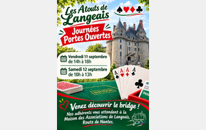 Le club de Langeais fête la journée nationale du bridge