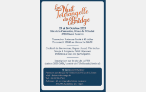 Nuit Tourangelle de Bridge