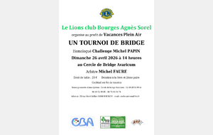 Tournoi Lions Club de Bourges