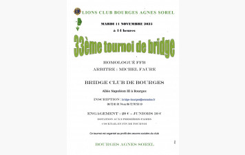 Tournoi Lions Club Bourges