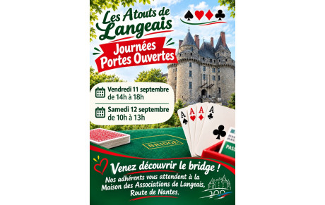 Le club de Langeais fête la journée nationale du bridge
